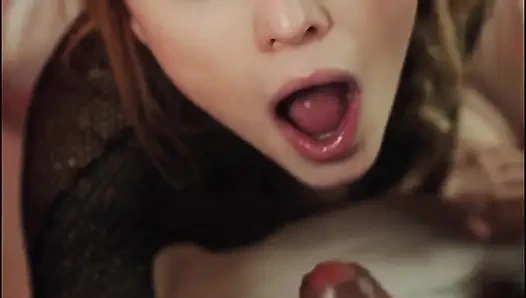 Cute British Blonde Lottie Lou POV Blowjob