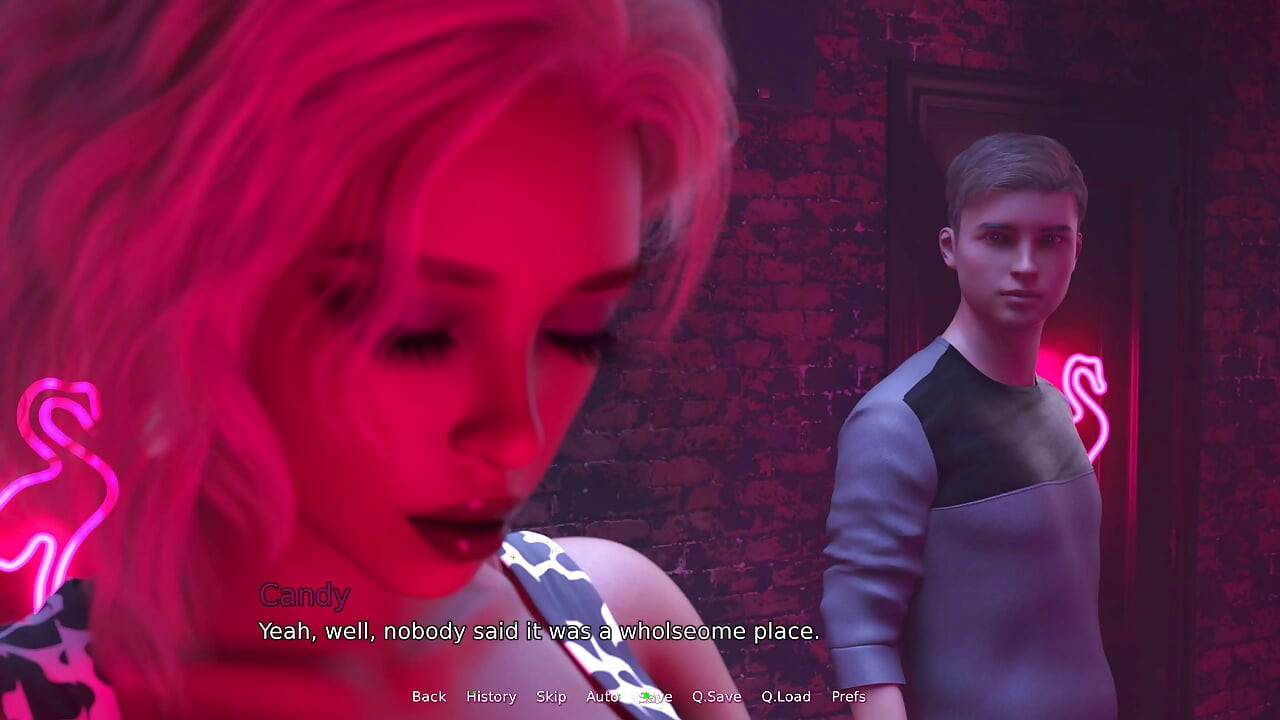 내 Bimbo Dream 28 보스의 창녀는 랜달에게 클럽에서 지저분한 젖탱이 직업을 줘