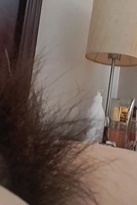 Stepmother's Cunt Is Very Hairy and Fat
