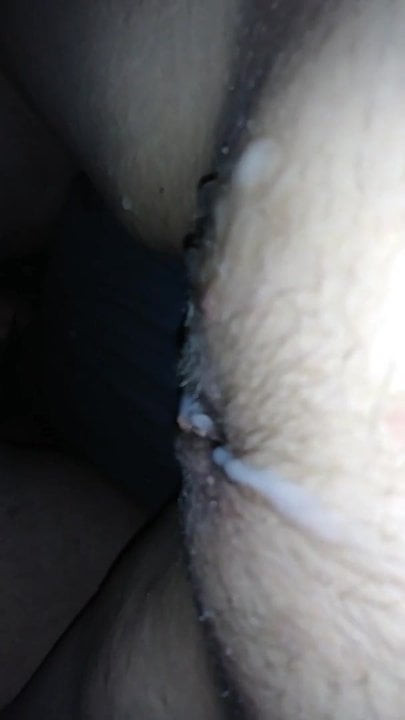 Creampie all over my pussy