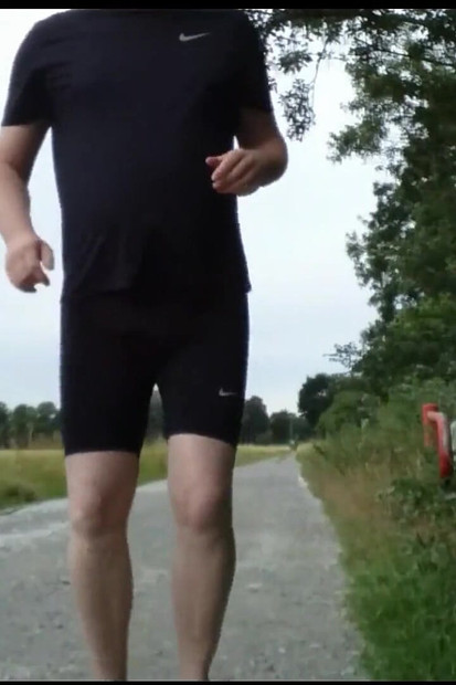 Jogging in New Outfit