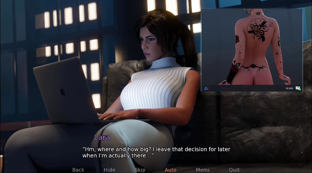 Croft adventure #1 - Lara can't stop thinking about the lesbian