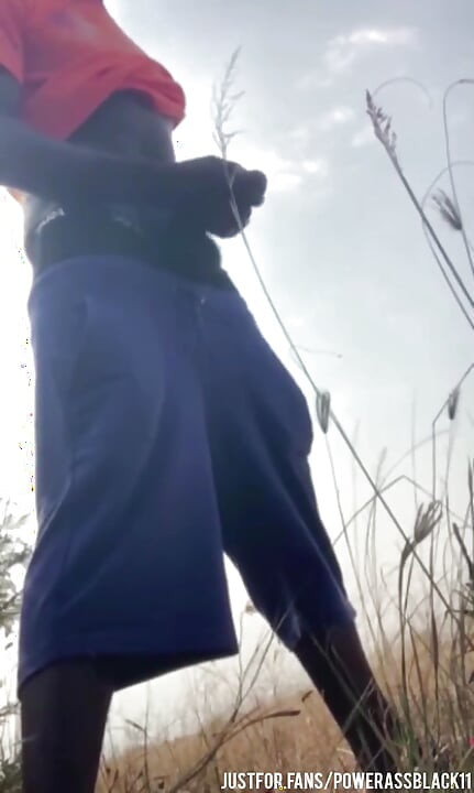 Masturbating Alone Intensely in the Bush