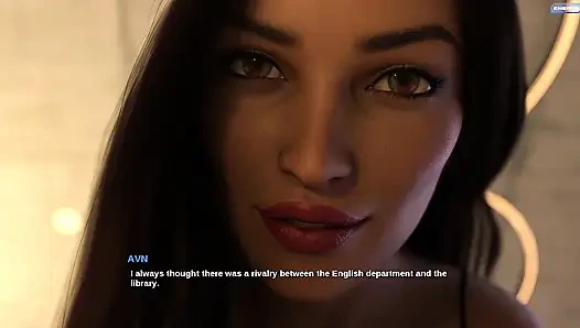 Yaşam yarışı - seks sahnesi #01 - sürtük ateşli orta yaşlı seksi kadın ile gece yarısı - 3 boyutlu hentai oyunu