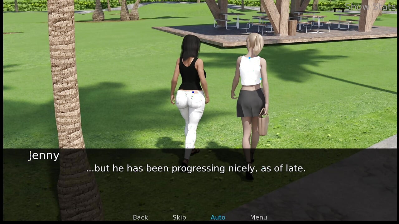 Proyecto esposa caliente: jugando con las tetas de Jenny al aire libre