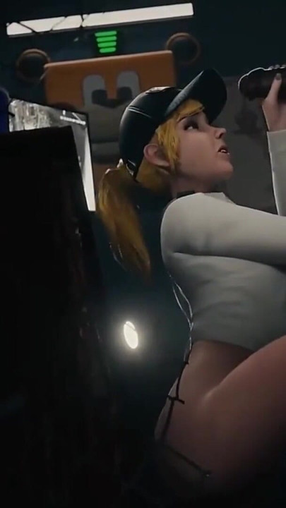 A white haired girl fucked by a blacked man in their garage | Clip 3