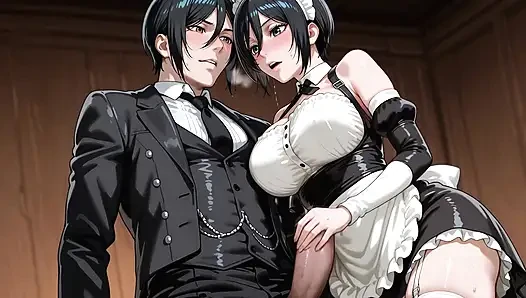 Sebastian (BB) x Mikasa (AOT)