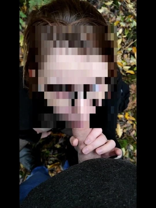 I suck my BF in the forest.