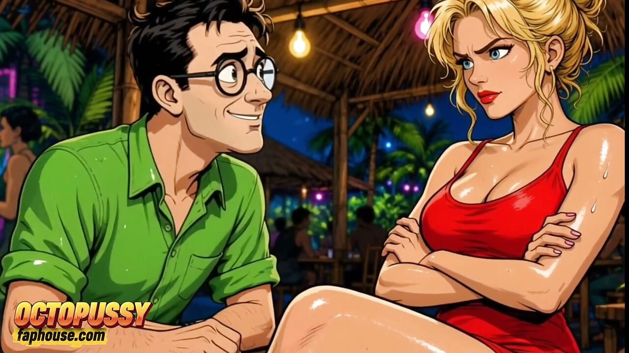 Ljubomorna žena imala ludo seks u džungli. Žena javno siše veliki crni kurac i jebe se