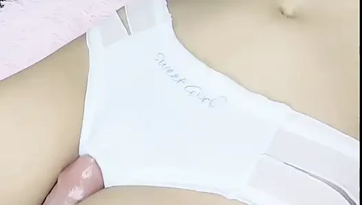 Thai: Daddy, someone found me masturbating and filled me with cum.