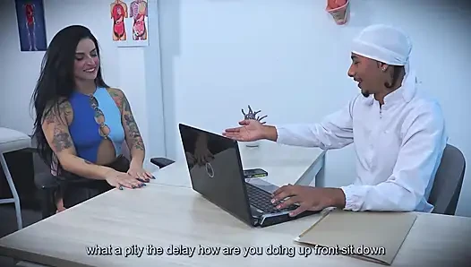 Colombian MILF Goes to the Doctor for Her Tight Asshole and Fucks Her Doctor with the Huge Cock
