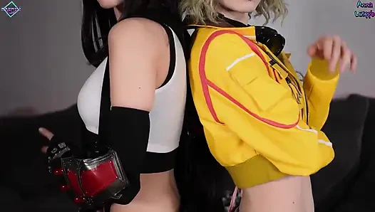 Cindy & Tifa and Their Hungry Holes