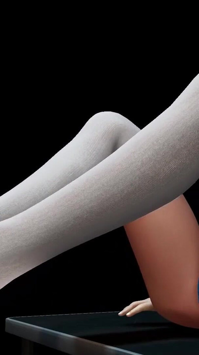 Nezaobilazan trenutak iz filma "Long Socks Footjob with Gender Bender Chucky"