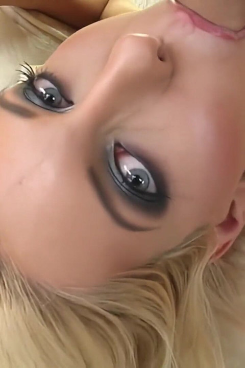 Blonde Sluty Teen Gets Her Ass and Cunt Stuffed at the Same Time!