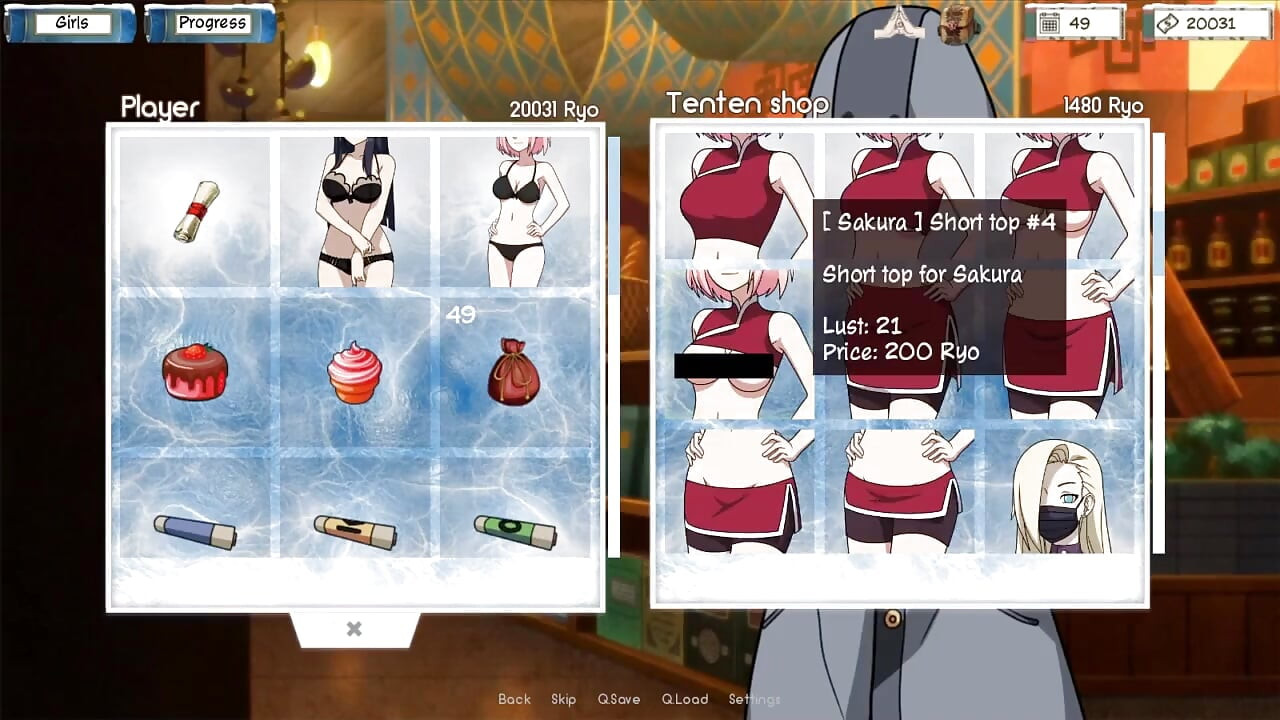 Naruto Hentai - Naruto Trainer v0.17.2 Part 84 Nudes by the Lake by Loveskysan69