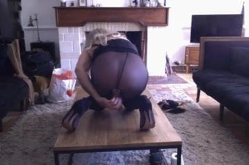 aneisabelle Sissy Pantyhose Slut Dildo Fucked Again
