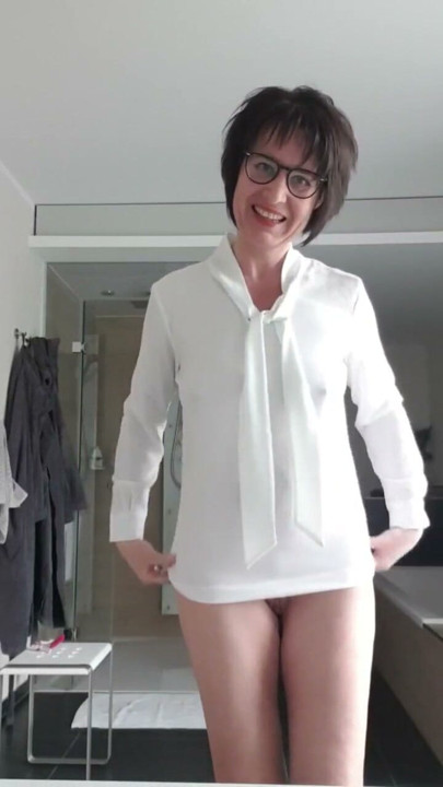 Squirt Queen Julie is dressing for going out | Clip 1