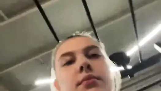 Horny girl fucking in public Gym