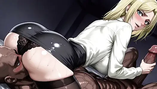 DarkShine (OPM) x annie (AOT)