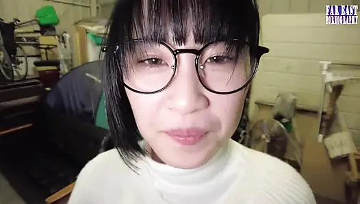 Sweet-glasses Tease on a Lazy Day Savoring Warm Drops in Endless Gulp Bliss -part.2