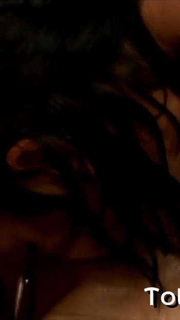 Memorable moment from "Julie Night's need for something stiff and thick is satisfied by Lexi Bardot and her big dildo"