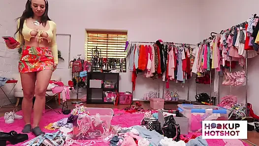 Bts - sesi pemotretan sasha pearl si model nakal yang genil!