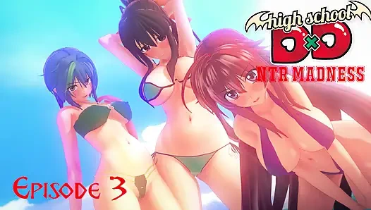 Akeno and Rias Surprise me whit a double blowjob - DXD NTR Madness Series