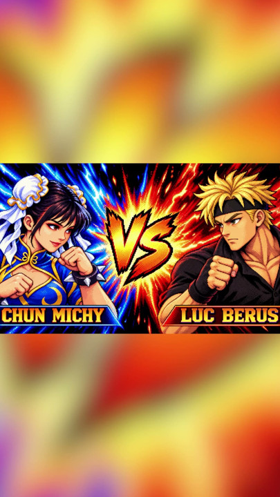 Michy Perez in Chun-Li cosplay trains and fucks Luc Berus until he cums deep inside her with a hot creampie! VIDEO in my bio!