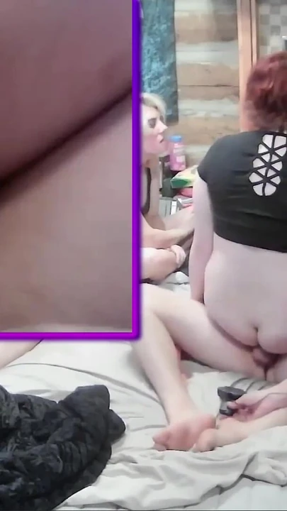 Unforgettable moment from "(P. 2 of 2) Creampie Orgasm Ending! 2 CAM, 5way ORGY: Mistress Cy's House of Whorrors Transbian"