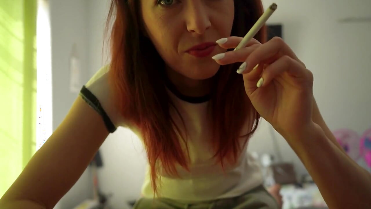 Smoking While Sucking Dick - Cum Swallow