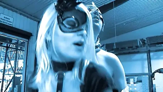 German Domination Scene - Blonde in Fetish Gear