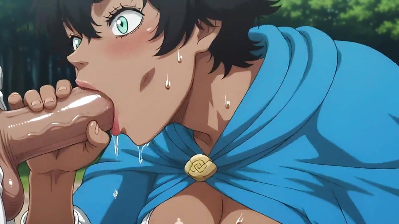 Clover Sun Hentai negru (Inteligență artificială)