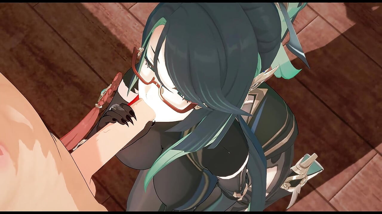 Genhin impact - Xianyun žudi za velikim crnim kurcem nakon što joj je dosadno prosečnog kurca - 3D hentai animacija