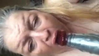 Chubby BBW Gagging