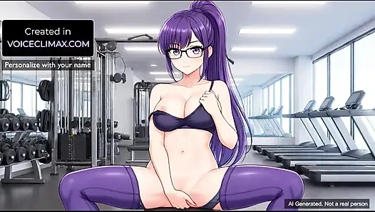 Sexy Gym Woman humillates you and laughs at Failed Workouts at gym and gives you femdom orders and jerk off instructions JOI