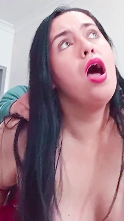 Quiet, let's fuck in the kitchen the cuckold is in the bedroom. | Clip 2
