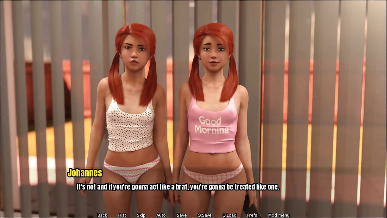 Grandma's house: I gave the 18 years twinnies a cum facial