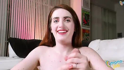 Неверная невеста Aria Carson соблазняет и глотает незнакомца