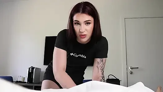 Dirty Stepsister Takes All 3 Holes and Gets Filled in the Ass