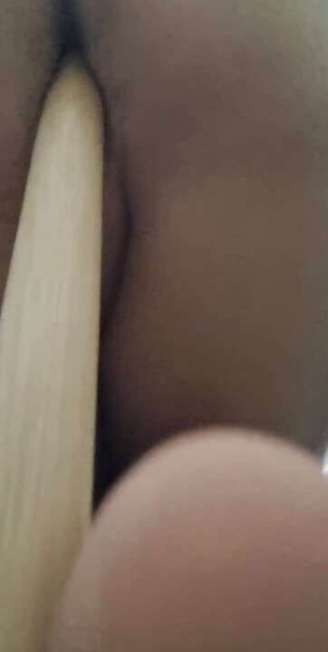 Pussy fuck with thick stick