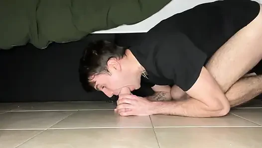 Sıkı Rus Boy Canavar Dildo Ile Oynuyor