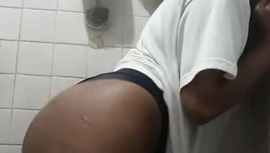 Horny milf in wet tshirt