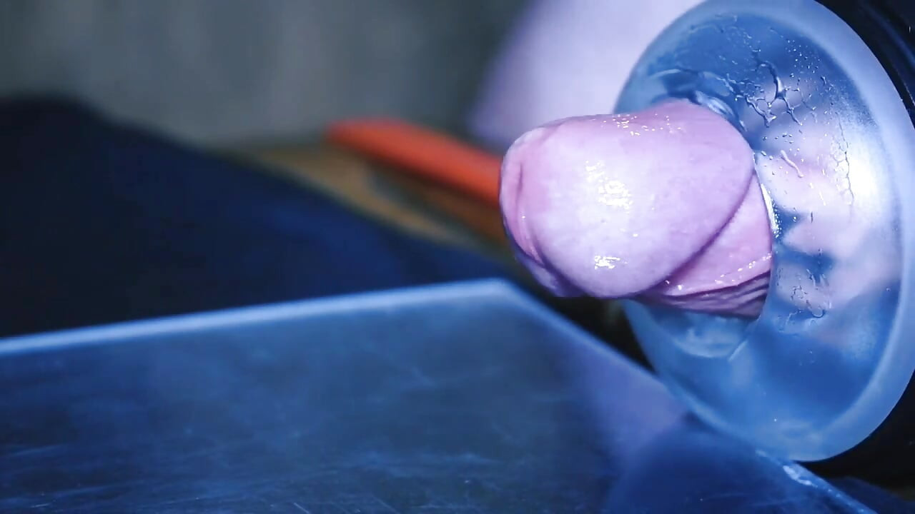 ASMR FLESLIGHT CLOSE UP FUCK AND SLOW MOTION CUMSHOT