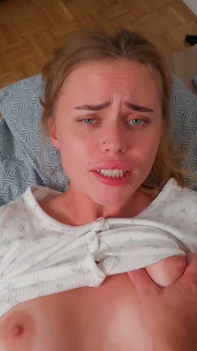 Look at my wet pussy and put your thick cock in your stepsister already | Clip 2