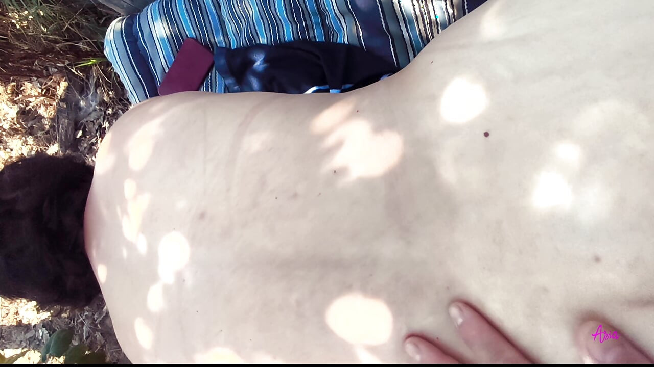 Big tits, curvy sexy wife, fucked outdoor in nature