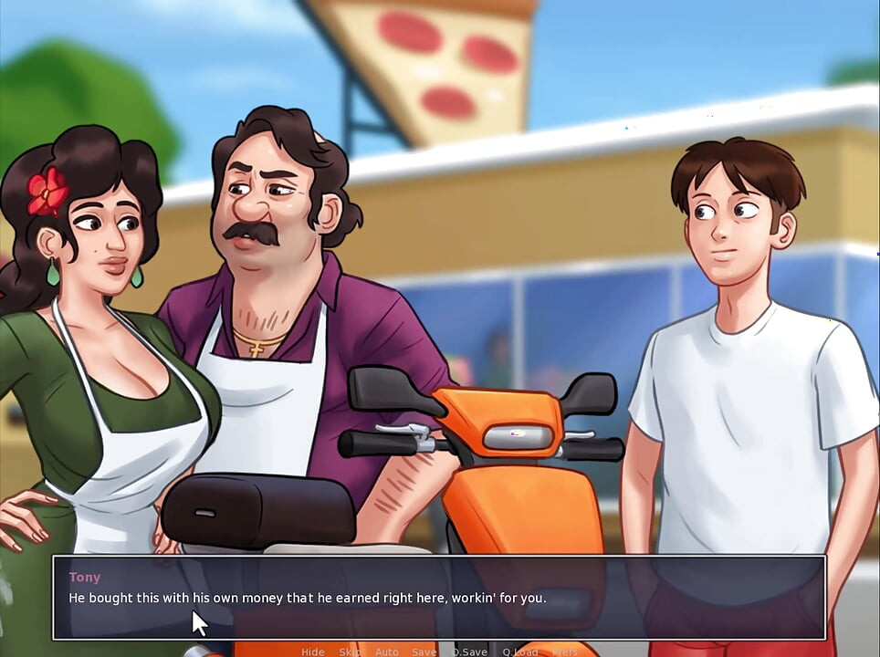 Summertime Saga: I've seen Grace's boobs and Eve's hot body