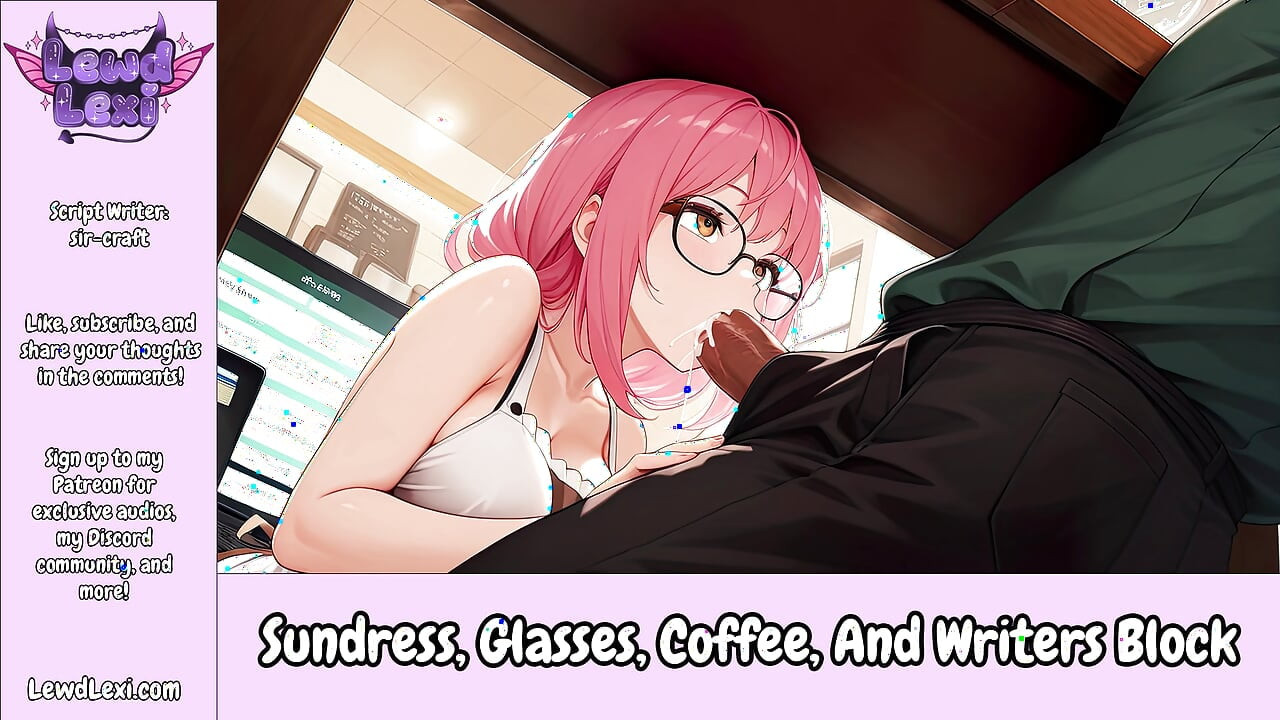 Sundress, Glasses, Coffee and Writer's Block - Erotic Audio Roleplay