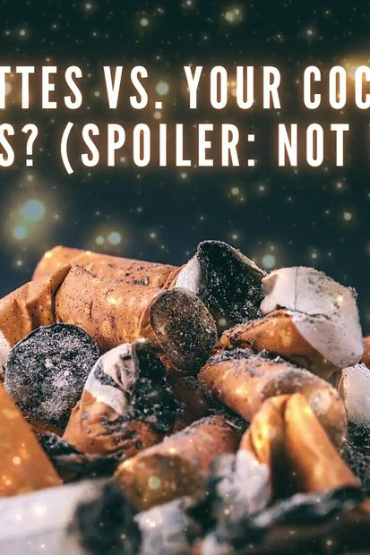 Cigarettes Vs Your Cock - Who Wins? (spoiler: Not You)
