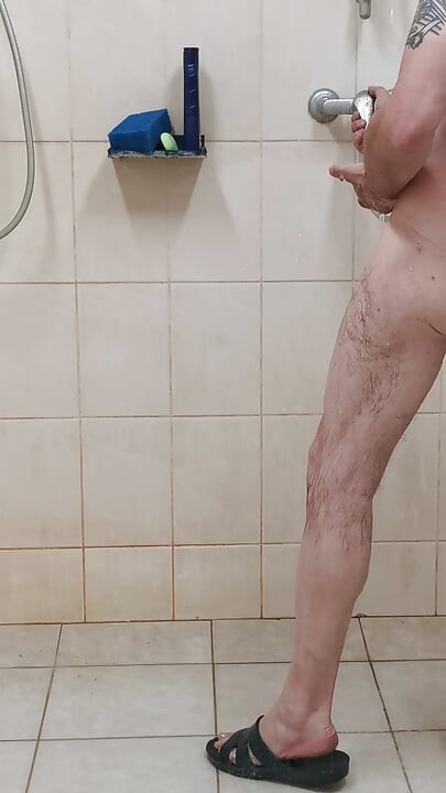 Just me again alone in shower