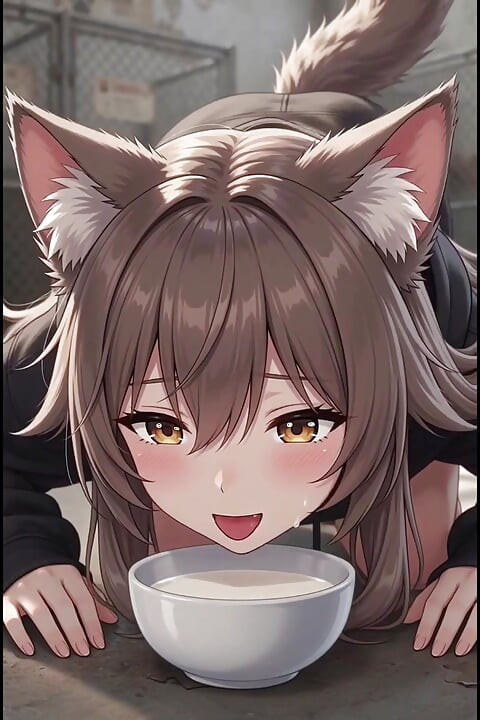 Anime Cat Girl at Shelter Is The Last One Who Wants To Be Picked Up